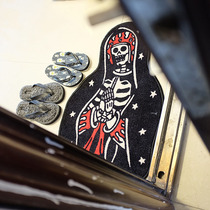 Stagents original Maria color dyed carpet retro locomotive handmade floor mat Japanese design Maria