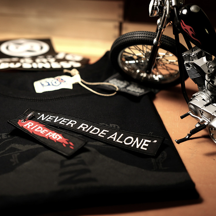 Stagents limited embroidery slope cloth keychain mooneyes retro locomotive key hanging parts