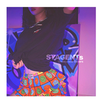 Stagents vintage cotton Smiley Smiley home shorts four corner underwear checkerboard middle waist Aro pants