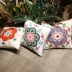 Bông thêu sofa bọc đệm phòng khách giường lớn gối văn phòng thắt lưng xe không có lõi Trở lại đệm / Bolsters