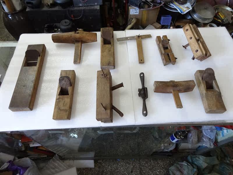 Boutique Old Hardwood Planter Woodworking Tool Wood Art Woodware 11 