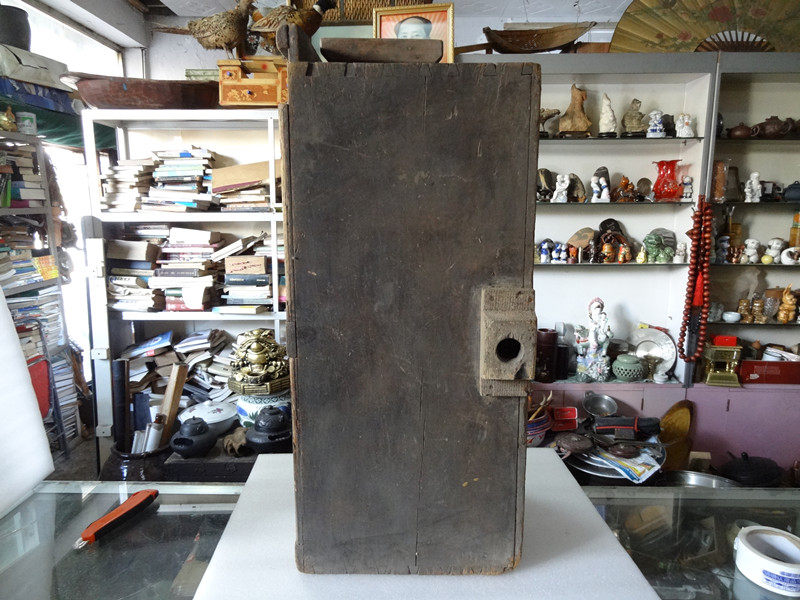 Antique Collection North Korea Goryeo Old Wooden Drawer Bellows Wood Folklore