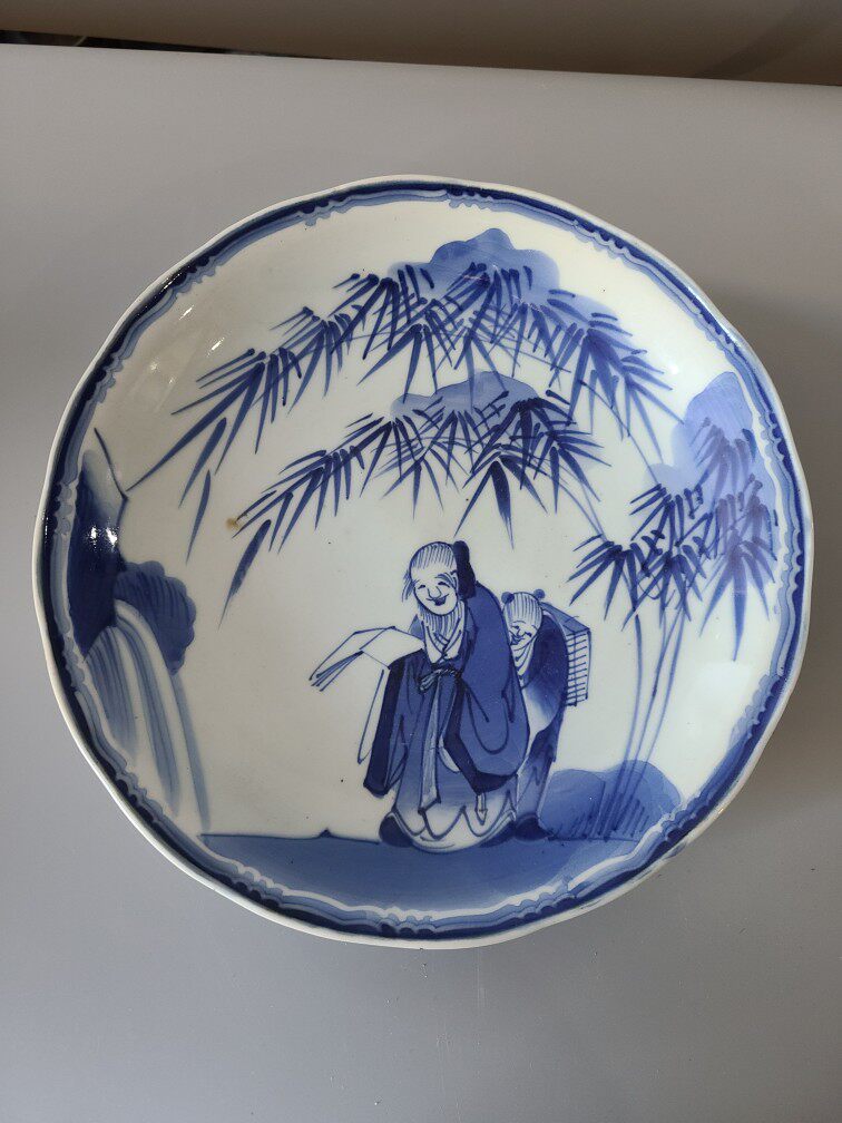 Antique Collection of Old Ceramic Ceramic Ceramic Ceramic Pattern of Manchu, Japan