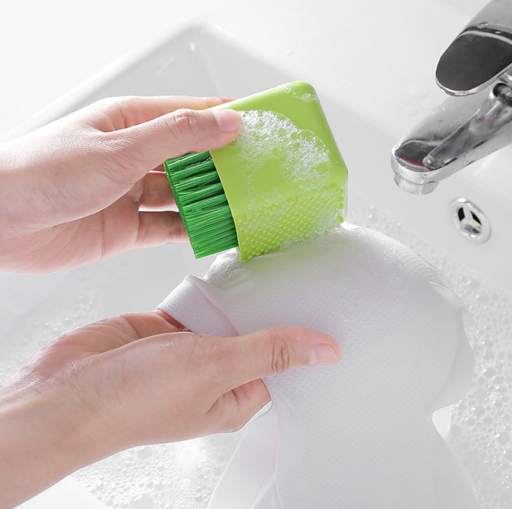 Silicone Laundry Brush Soft Bristle Cleaning Shoe Brush Board Brush Underwear Cleaning Laundry Underwear Brush Dual-purpose Brush