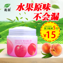 Floral car on-board balm car with long lasting solid aromatherapy pineapple apple peach lemon flavor air fragrance