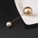 Pearl brooch áo khoác nữ pin cardigan brooch phù hợp với phụ kiện Nhật Bản và Hàn Quốc khóa kim áo len khăn choàng khăn choàng cổ áo cài áo cao cấp