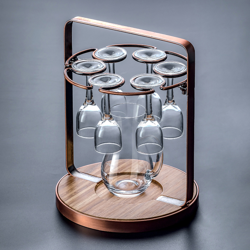 Wine Glass Division Wine for home suit 6 small number one mouthwatering cup wine flush unleaded glass Chinese spirits cup wine pot