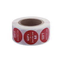 Circular Roll Free GIFT just for you Sticker Gift Box Decoration Seal Label Adhesive Label