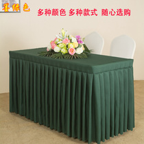 Simple Fabric Table Meeting Roundtable Table Table Table Package Table Package Chair