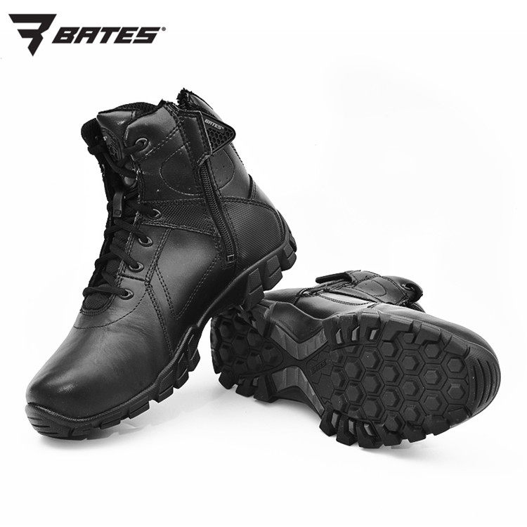 Bette Black Mid-Cylinder Tactical Boots Outdoor Sports Combat Hiking Climbing Matrix E07006 Meinatal