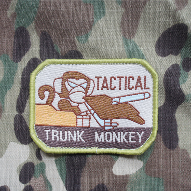 Tactical monkey Tactical monkey Machine gun arm badge Velcro morale badge Personalized PMC style