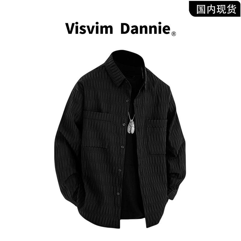 [Brand Discount Zone] Visvim Dannie Spring and Autumn Long-Sleeve Plus Size Shirt Jacket for Men Trendy