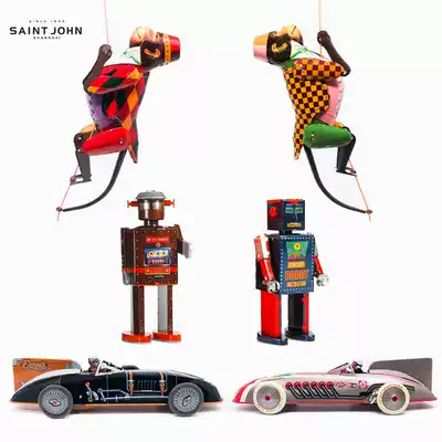 Ran fish shop saint john retro clockwork iron toy robot monkey variety show all the way adult toys