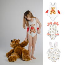 Ran fish shop bear swimsuit sel FW19 baby one-piece sunscreen swimsuit one triangle cartoon swimsuit
