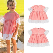 Ran fish shop benedita dress small floral pink dress casual summer New