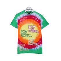 Ran fish shop starstyling tie dye T Color color parent-child casual summer New