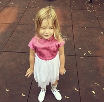 Ran fish shop beauty childrens dress summer new a