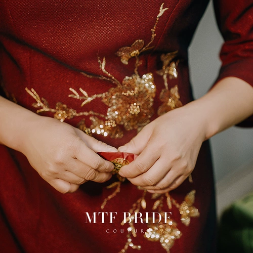 满庭芳 Свадебное платье, летнее ципао для матери, подходит для подростков