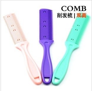 Hair clipper comb Double-sided hair clipper Home thinning device Thinning comb Bangs hair clipper with blade