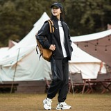 秋季防风防水户外休闲套装情侣款  劵后59.9元包邮