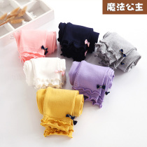 Children and girls leggings cotton 3-5-7 years old girls pants spring and autumn style in the middle of the big boy princess outside wearing baby pants