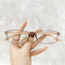 South Korea ultra-light glasses frame female fairy powder anti-blue myopia glasses frame art fashion student tide height number