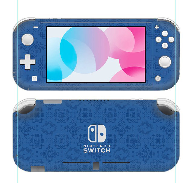 switch lite nike clot blue silk full package with bearbrick joint