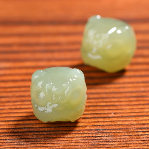 Плетеный резной браслет из бисера ручной работы из нефрита, аксессуар, бусины, аксессуары