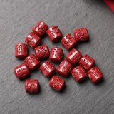 Натуральная природная руда, резные бусины, браслет, аксессуар, аксессуары, цвета киновари