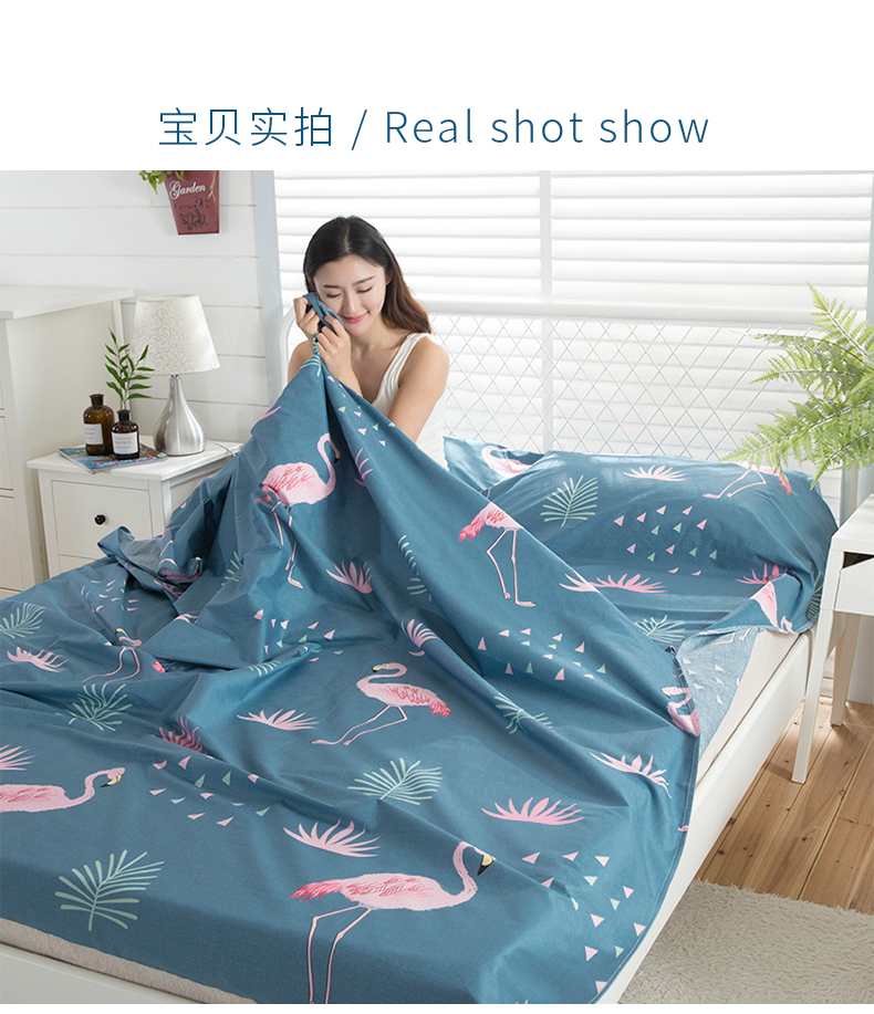 Khách sạn bẩn túi ngủ bông du lịch xách tay du lịch trong nhà khách sạn tấm chống bẩn quilt đơn đôi