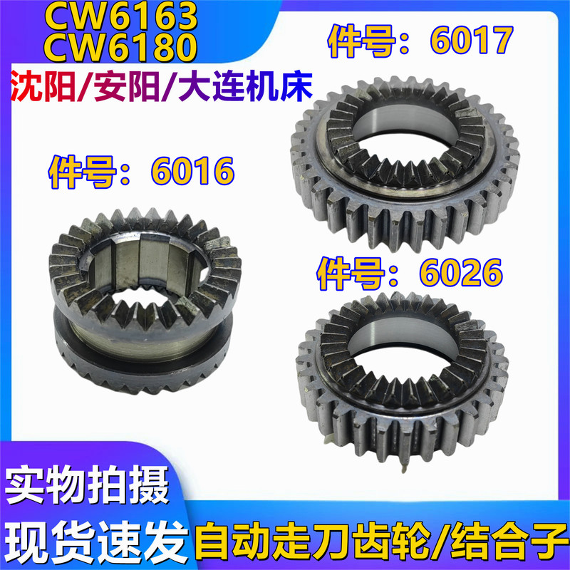 Shenyang Dalian Anyang Machine Tool Cw6163 Cw6180 Carriage Box Feed Gear 6016 Coupling Z30