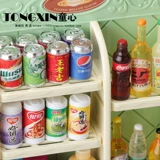 Маленькая семейная игрушка, бутылка, игра с едой, кукольный домик, «сделай сам»