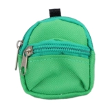 Семейная маленькая игрушка, школьный рюкзак, реалистичная ткань с молнией, маленький ранец, бумажник, кукольный домик