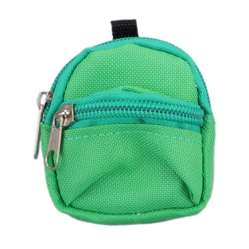 Семейная маленькая игрушка, школьный рюкзак, реалистичная ткань с молнией, маленький ранец, бумажник, кукольный домик