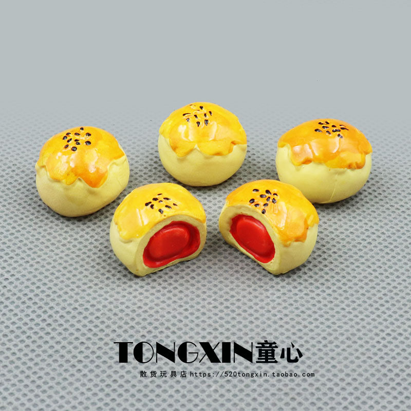 Mid-Autumn Festival simulation food play mini version of the ultra-small moon cake miniature landscape static model cake snack decoration