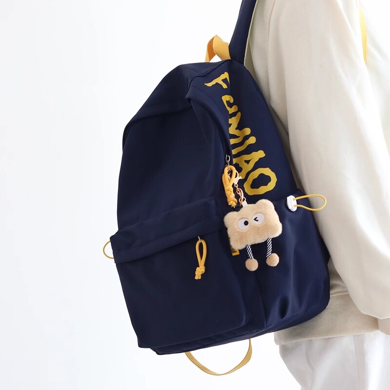 Hong Kong It Hkins Schoolbag for Female Junior High School Students and High School Students in Grades Three to Six, Backpack for Boys, Lightweight and Burden-Reducing Backpack