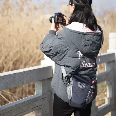 Ginnifer 31107 shoulder digital camera bag single-eye Canon 5d4 Nikon 810 photography bag triangle bag crossbody