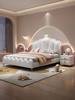 Children's Bed Girl Princess Crib Generation Simple Boy's Bed 1.5m Kidsren's Room Kids Storage Bed Bedroom Leather Bed