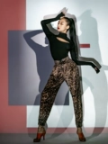 DanceBaby Latin Dance Service Service Женская осень и зимняя танцевальная одежда Новая профессиональная танцевальная одежда топ ZD239