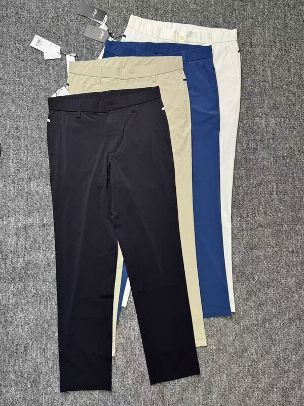 Japanese and Korean Golf Clothing Men's Long Pants Casual Sports Elastic Quick-Drying Breathable Golf Pants Printed Men's Pants Golf