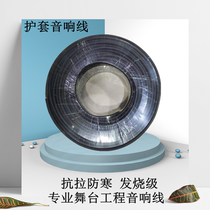 Professional audio sheath line Stage speaker special line room outdoor wedding performance audio cable 2-core speaker cable