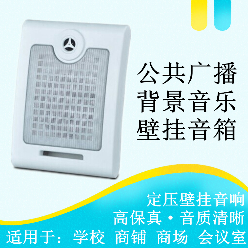 Professional Classroom Mall Shop Supermarket Background Music Wall-mounted Horn Sound Public Broadcasting System Wall-mounted Speaker