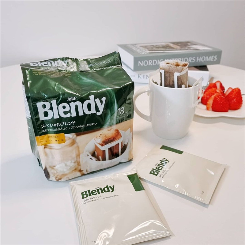 Japan imported snacks agf blendy drip drip Sucrose-free low calker hanging mellow American Black coffee