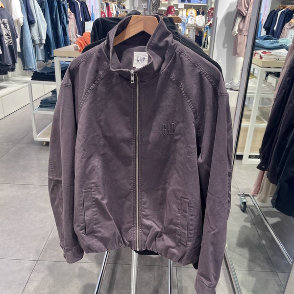 [Cheng Yi Endorsement] Men's Clothing 2026 Autumn New Style Embossed Logo Stand Collar Jacket 1Jk623003