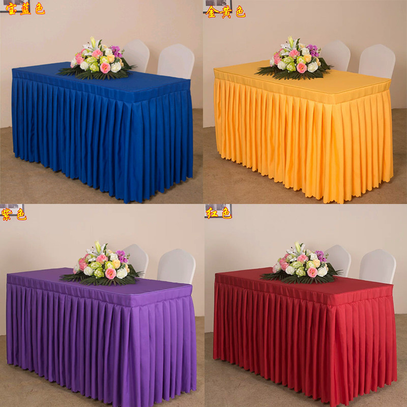 Hotel Conference Table Desk Event Celebration Sign to Table Dress Rectangular Show Table Dress Customized Table Sleeps