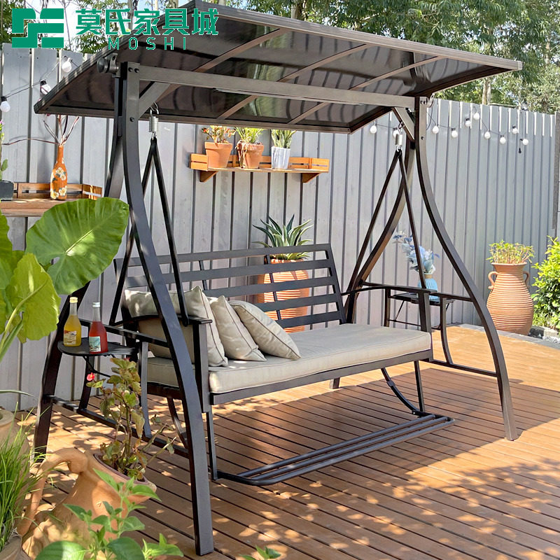 Autumn Thousands Outdoor Patio Casual Garden Balcony Outdoor Net Red Hanging Chair Home Adult Rocking Chair Yard Deck Chair-Taobao