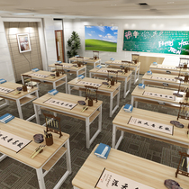 Desk Calligraphy Desk Book Room Home Computer Desk Double Table Study Desk Training Desk desk Calligraphy And Painting Desk Writing Desk