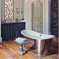Bath package copper processing acrylic bathtub ceramic cast iron bathtub hotel bathtub American retro copper bathtub