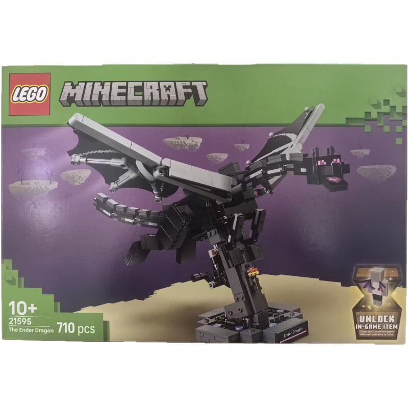 Lego 21595 End Dragon Minecraft Building Block Model Educational Toy Gift