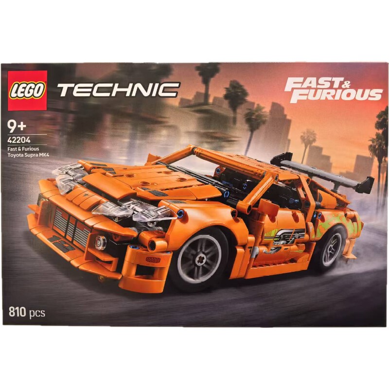 Lego 42204 Toyota Supra Mk4 Fast and Furious Mechanical Technology Building Block Model Toy Lego 42204 Toyota Supra Mk4 Fast and Furious Mechanical Technology Building Block Model Toy